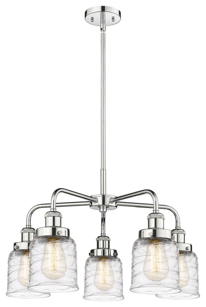 Innovations Cone 5 23" Chandelier Polished Chrome