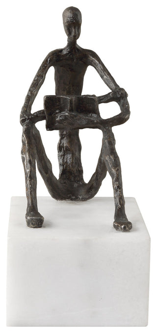 Uttermost Sit Back, Relax And Read, Iron Sculpture