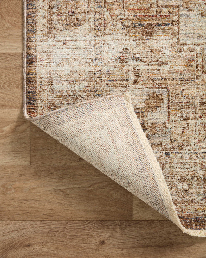 Loloi II Sorrento Mocha/Multi 3'11"x3'11" Round Accent Rug