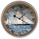 15" Vintage Nautical Sailboats Wall Clock
