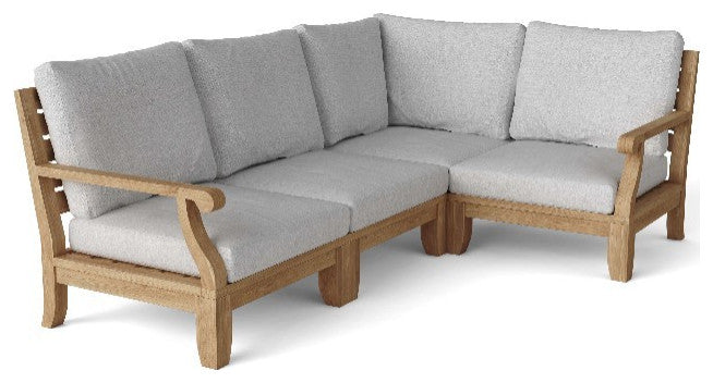 Anderson Teak Set-95 Riviera Luxe 4-Pieces Modular Set