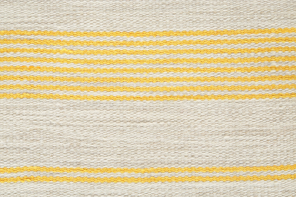 Weave & Wander Granberg Eco-Friendly PET Rug, Gold, 2' X 3'