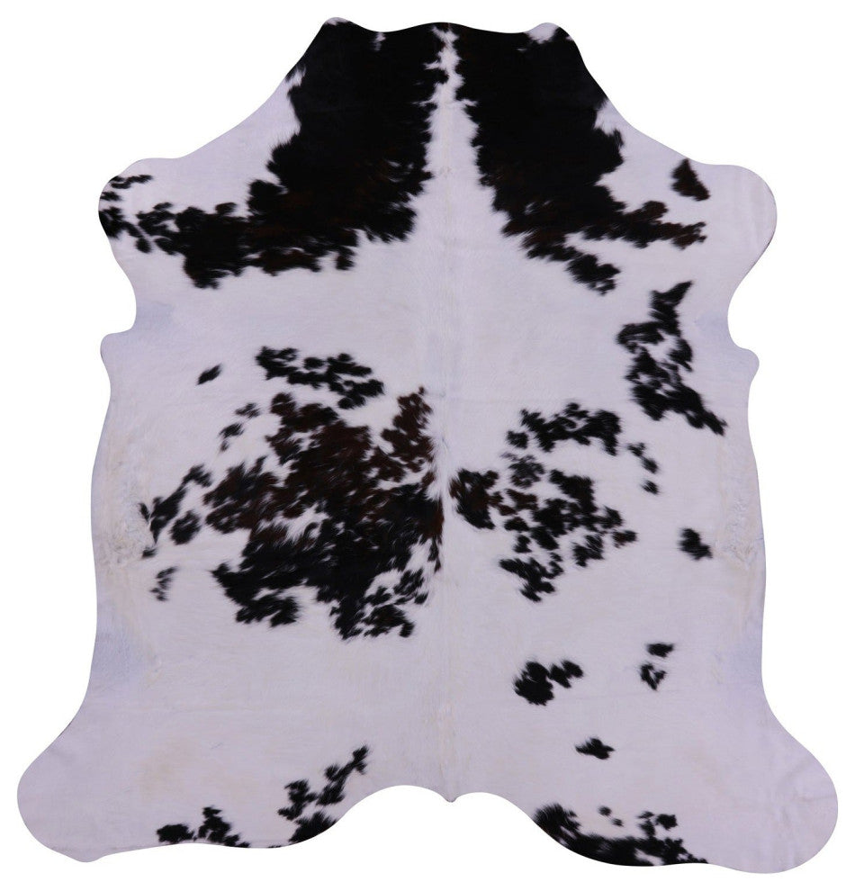 7' 1" X 6' 10" Natural Cowhide Rug C1721