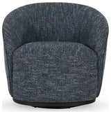 Andrea Swivel Accent Chair Blue
