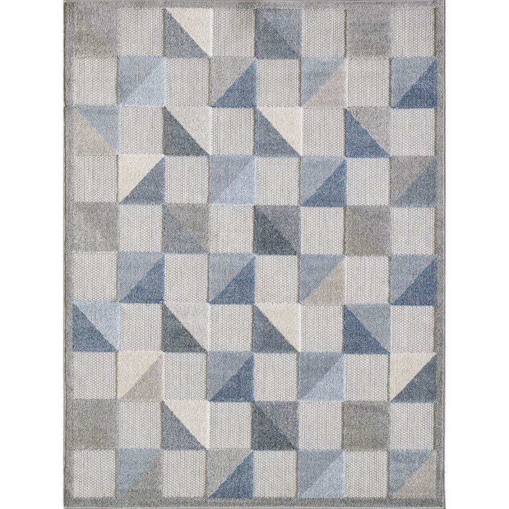 KAS Calla 6923 Blue Scope Area Rug, 6'7" x 9'