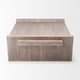 Elaine II Light Brown Solid Wood Coffee Table