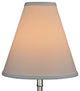 Fenchel Shades 4"x10"x10" Spider Attachment Empire Lamp Shade, Linen White