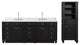 Winston Traditional Espresso 84" Double Vanity