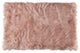 24" X 36" X 1.5" Dusty Rose Plush Faux Sheepskin Area Rug