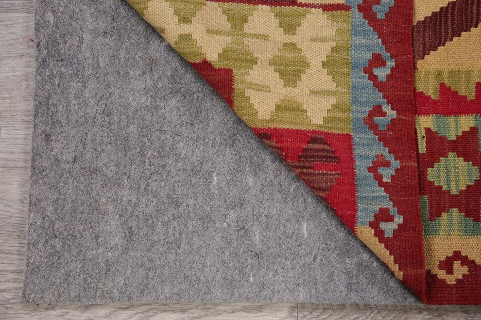 Kilim Turkish Flat-Woven Oriental Pure Wool Traditional Area Rug, 5'1"X3'7"