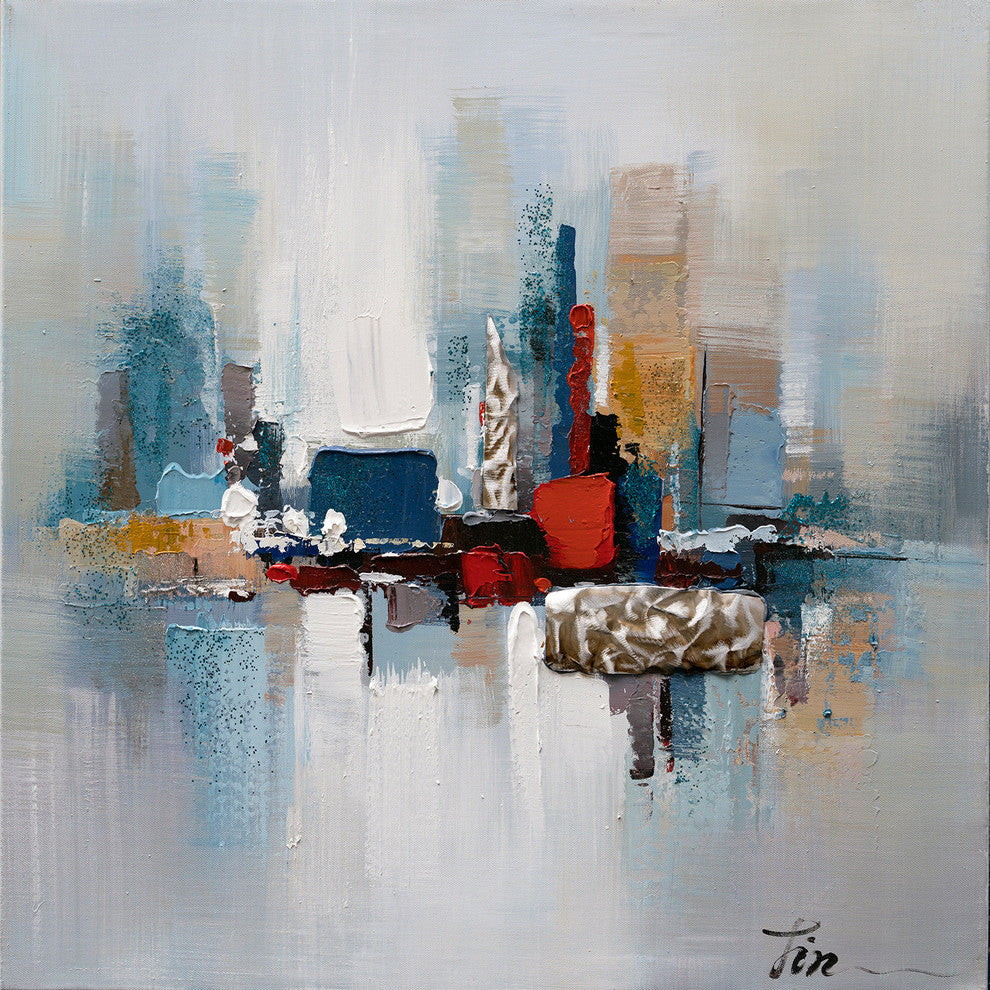Romance II- Decor in Abstract Paintings, Modern Hand Painted Canvas Art