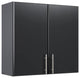 Prepac Elite 32" Wall Cabinet in Black