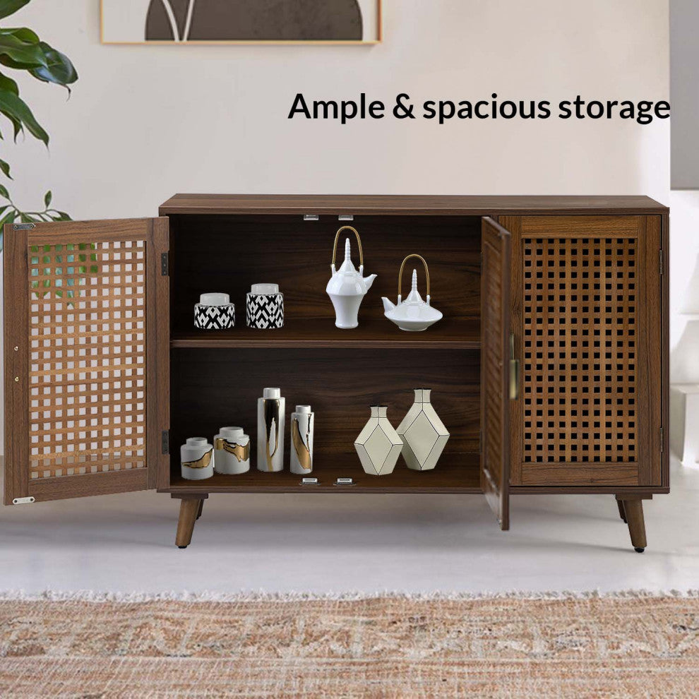 Alexis 3-Door Accent Cabinet, Espresso