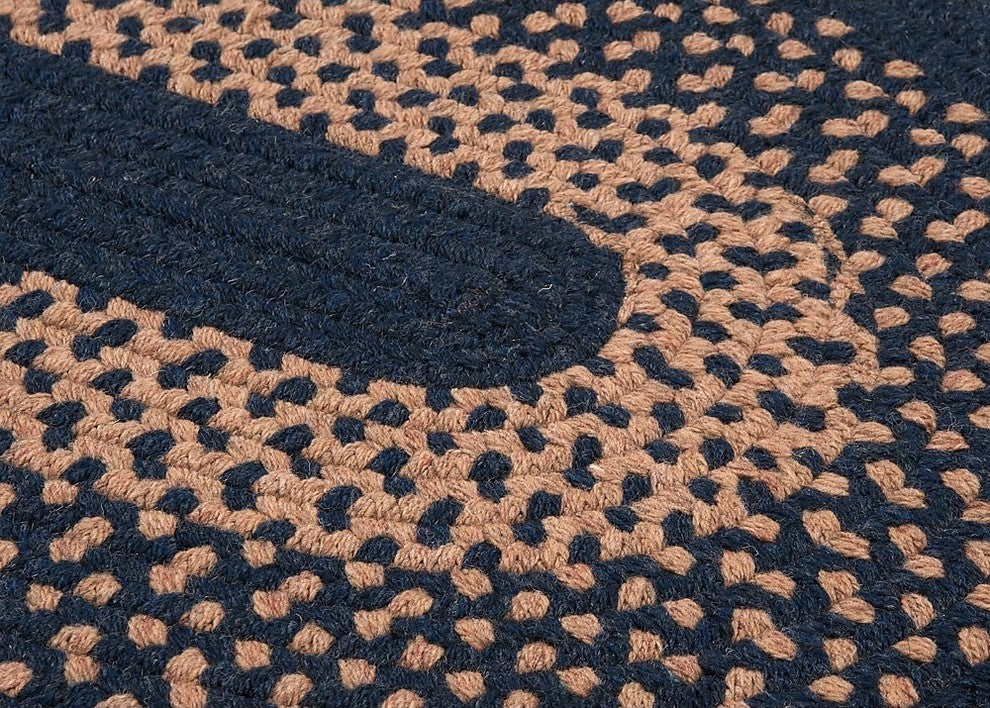 Colonial Mills Madison MD54 Blue Moon Traditional Area Rug, Oval 8'x11'