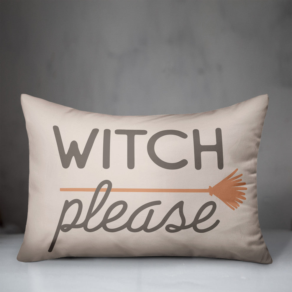 Witch Please 14x20 Throw Pillow