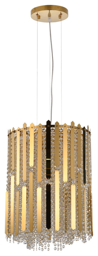 Bethel International RBD02CUS 1 Light Pendant, Gold