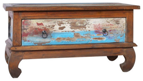vidaXL Coffee Table End Table Accent Sofa Table Furniture Reclaimed Teak Wood