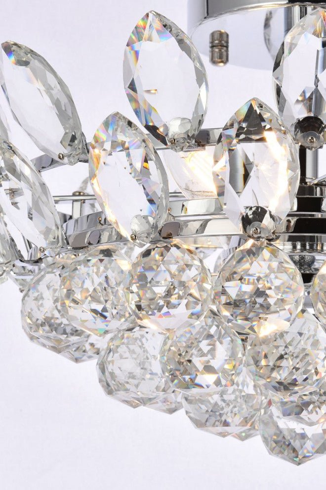 Eleana 16" Flush Mount, Chrome