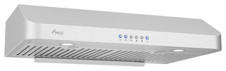 Awoco Classic Range Hood with Stainless Steel Cabinets, 30"