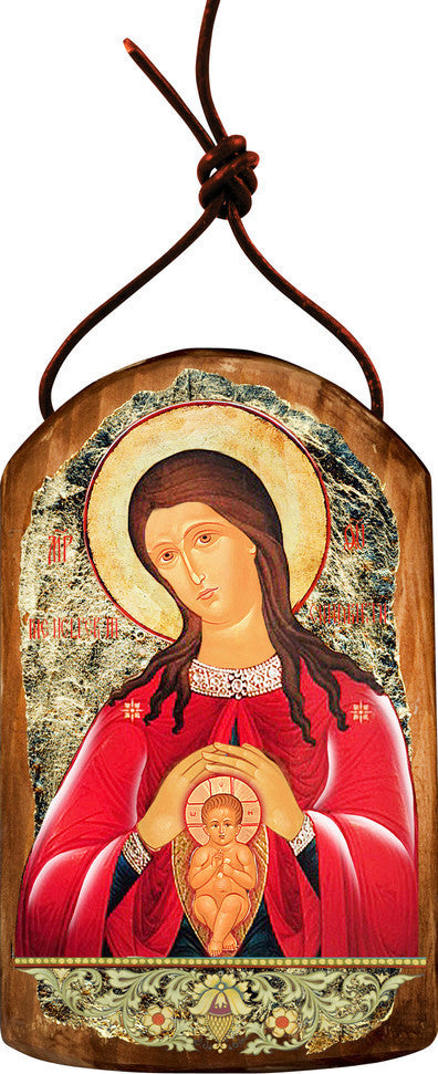 Icon Blessed Virgin Mary Life Giving Ornament
