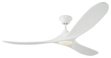 Maverick 60" LED Ceiling Fan Matte White