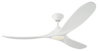 Maverick 60" LED Ceiling Fan Matte White