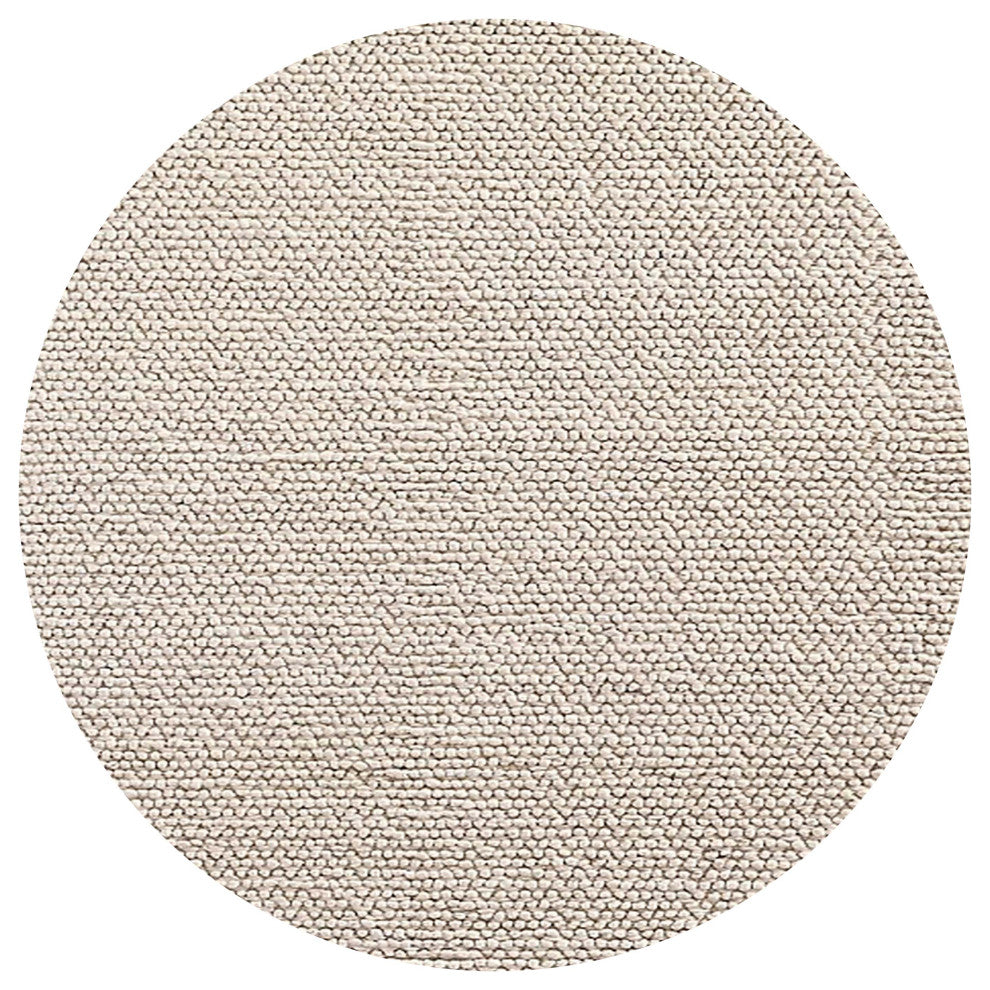 Ahgly Company Indoor Round Mid-Century Modern Area Rugs, 4' Round