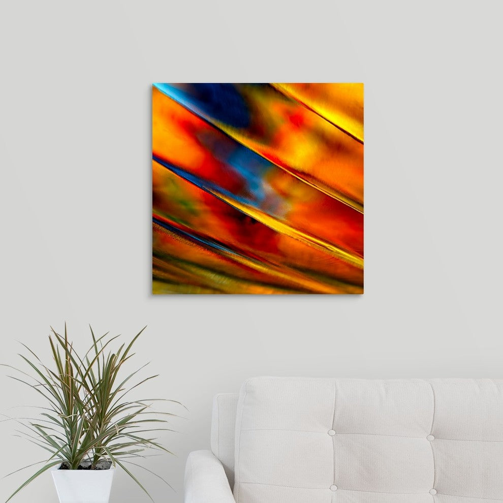 "Fancy Glass III" Wrapped Canvas Art Print, 20"x20"x1.5"
