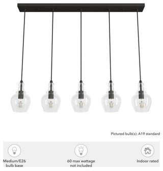 Perch Point Noble Bronze 4 Light Semi-Flush Mount Ceiling