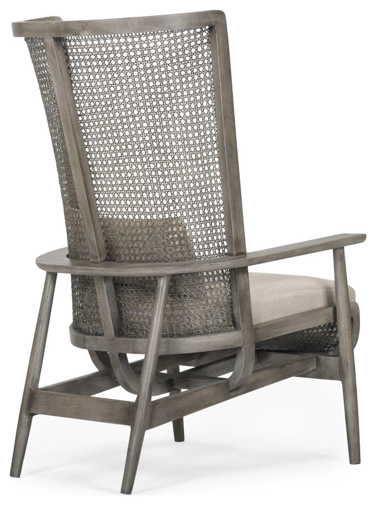 Wingman Cane Accent Chair