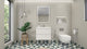 Belli 30" Wall Mounted Single Bathroom Vanity Set, Glossy White, Glossy White Top
