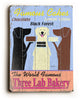 The World Famous Three Lab Bakery Wooden Sign