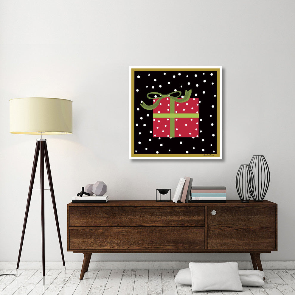"The Night Before Christmas V" Digital Paper Print by Farida Zaman, 38"x38"
