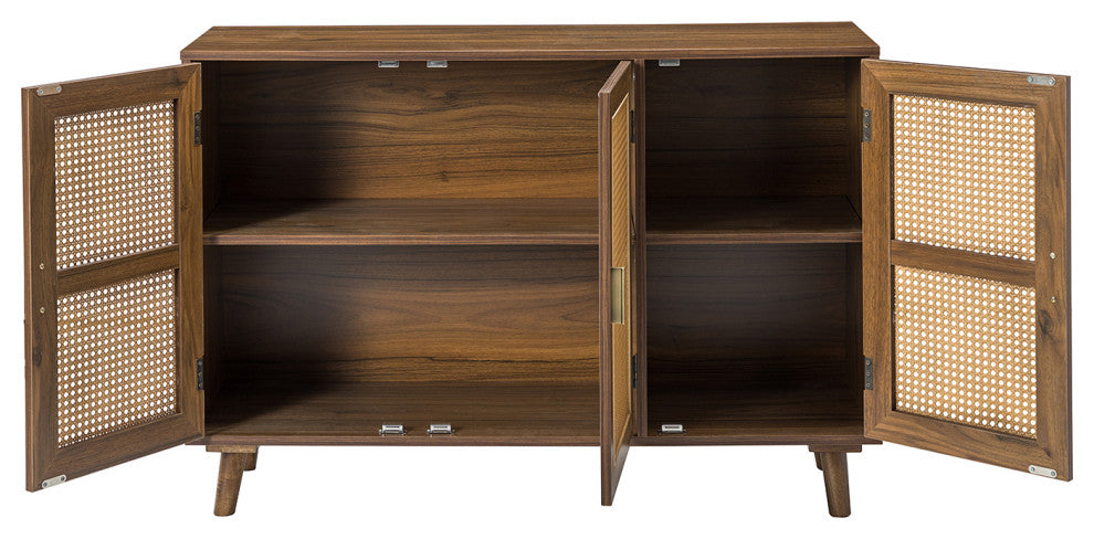 3-Door Accent Cabinet, Espresso