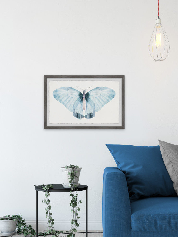 "Winged Beauty" Framed Painting Print, 12x8