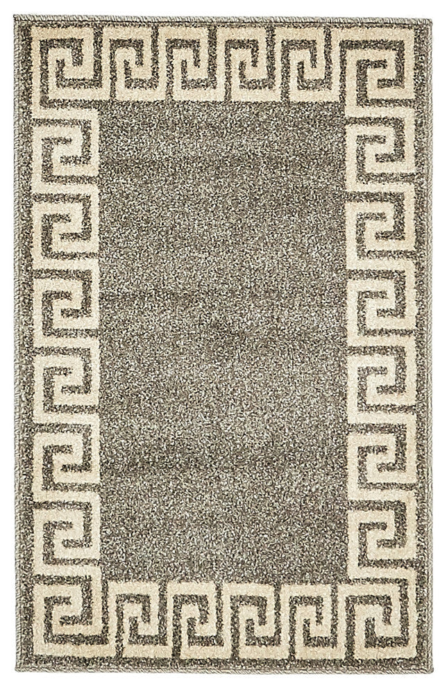 Unique Loom Gray Athens Modern 2'' 0 x 3'' 0 Area Rug