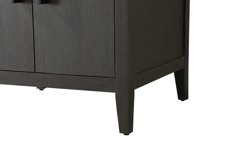 Home Living 30" Single Bathroom Vanity, Mocha Brown