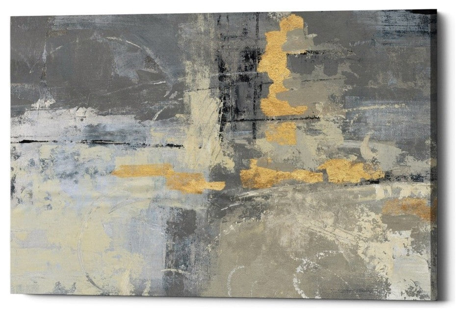 Epic Graffiti "Missing You" by Silvia Vassileva, Giclee Canvas Wall Art, 40"x60"