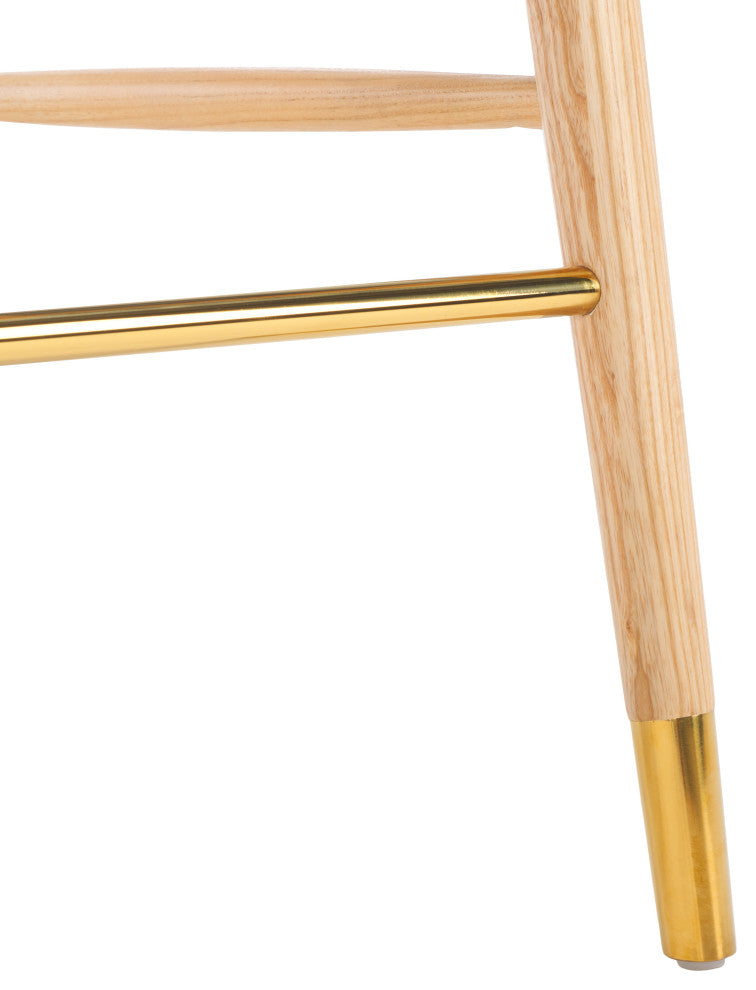 Safavieh Couture Rogue Rattan Barstool, Natural