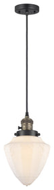 Innovations 201CSW-BAB-G661-7-LED 1 Light Pendant, Switch, Black Antique Brass