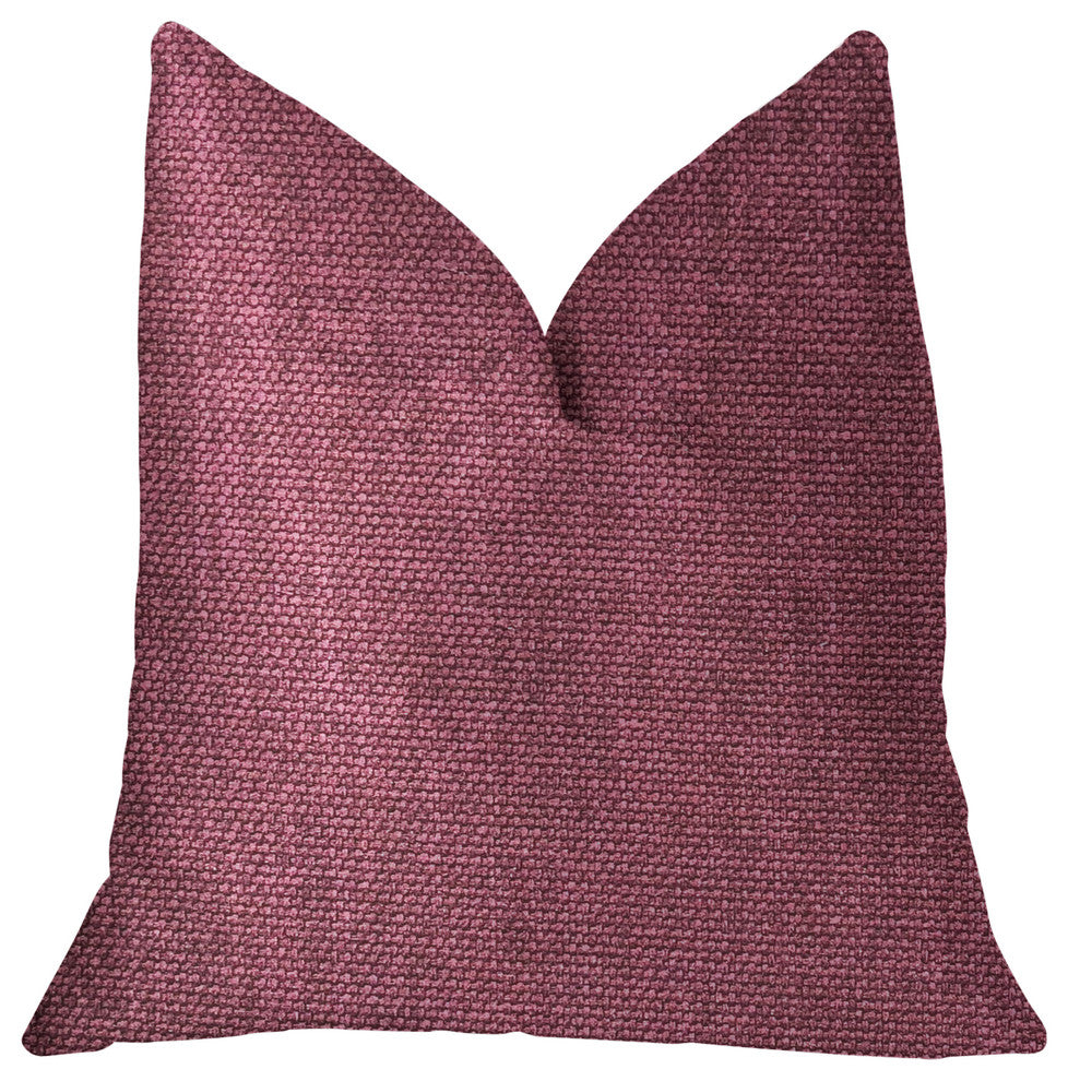 Plumptious Purple Luxury Throw Pillow, 18"x18"