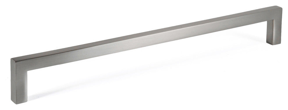 Celeste Square Bar Pull Cabinet Handle Brushed Nickel 9mm, 10" Hole Spacing