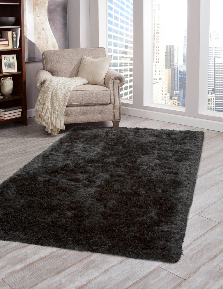Abacasa Luxe Shag Area Rug, 8'x10'