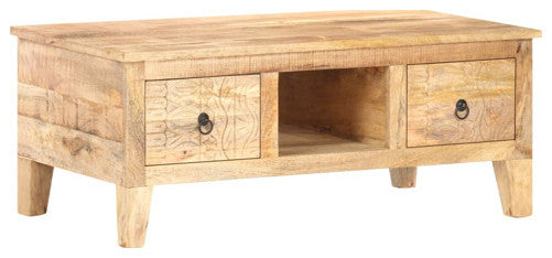 vidaXL Coffee Table End Table Living Room Side Sofa Table Solid Mango Wood