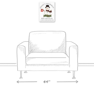 Frost T Hot Cocoa 11x14 Canvas Wall Art