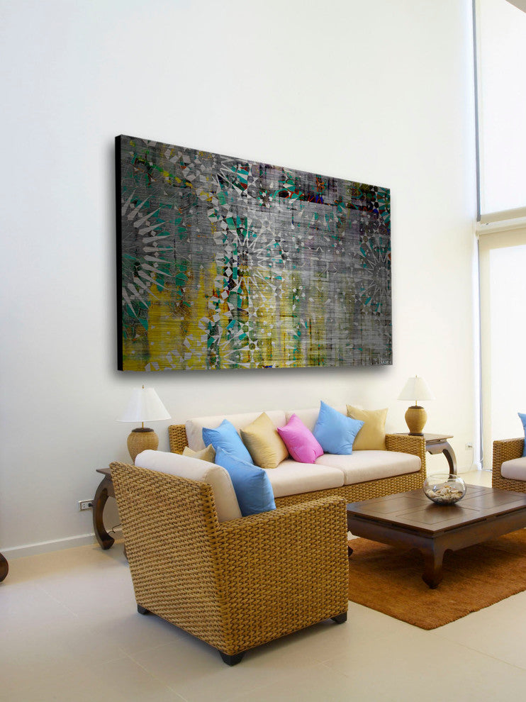 "Agadir" Print on Brushed Aluminum, 60"x40"