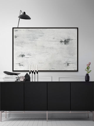 "Present Camp" Floater Framed Painting Print on Canvas, 45x30