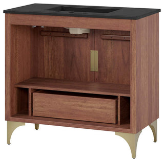 Daylight 36" Bathroom Vanity, Black Walnut