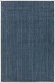 Ziva Handwoven Contemporary Rug, Blue/Gray/Black, Rectangular 7'9x10'6