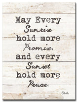 Every Sunrise & Sunset' Inspirational Canvas Art by Olivia Rose